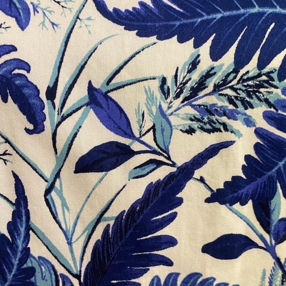 Talbots Sateen Flounce Hem Floral A-line Dress Size 6 - Picture 4 of 9